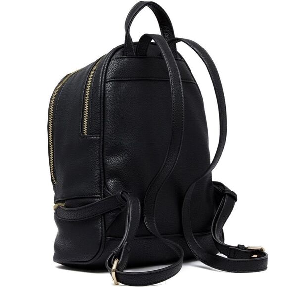 URBAN Expressions Rose Embroidered Vegan Leather Backpack - Picture 2 of 10